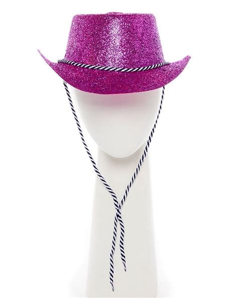 Pink Glitter Cowboy Hat | Party Delights