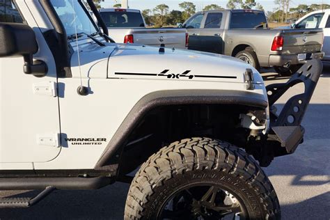 Jeep 4x4 Hood Decals for Wrangler | The Pixel Hut