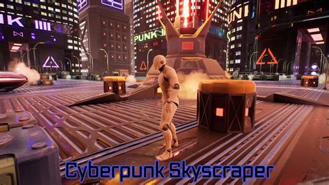 Cyberpunk Skyscraper in Environments - UE Marketplace