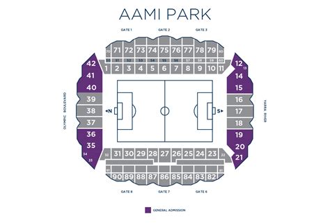 Aami Park Seating Map Rows