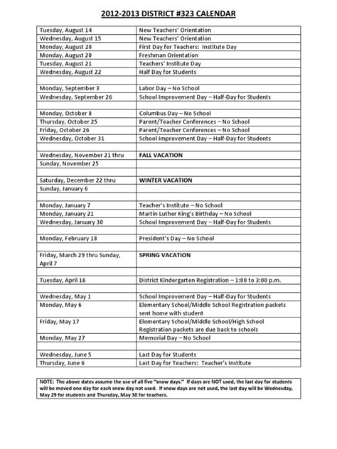 Dunlap School District Calendar 2013-14 | PDF | Academic Term | Secondary School