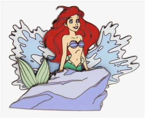 The Little Mermaid Ariel on Rock Loungefly Pin at BoxLunch - Disney ...