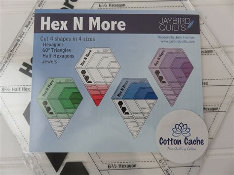 Hex N More Ruler Hexagon Ruler Hexi Ruler Triangle Ruler - Etsy