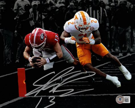 / Stetson Bennett Autographed Georgia Bulldogs Photo Stetson Bennett ...