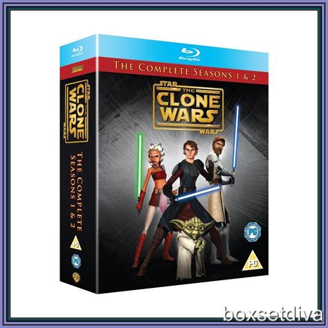 STAR WARS CLONE WARS Complete Series 1 & 2 NEW BLU-RAY | eBay