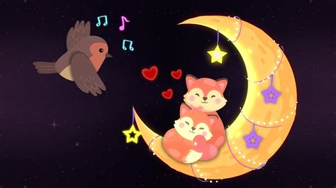 😴♫ Super Relaxing Baby Music 😴♫ Calming Piano Sounds ♫😴 Simple Animation - YouTube