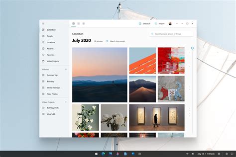 Brilliant Concept Brings a Modern UI to the Windows 10 Photos App