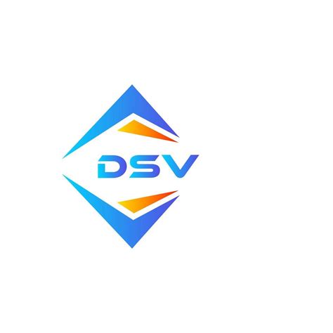 DSV abstract technology logo design on white background. DSV creative ...