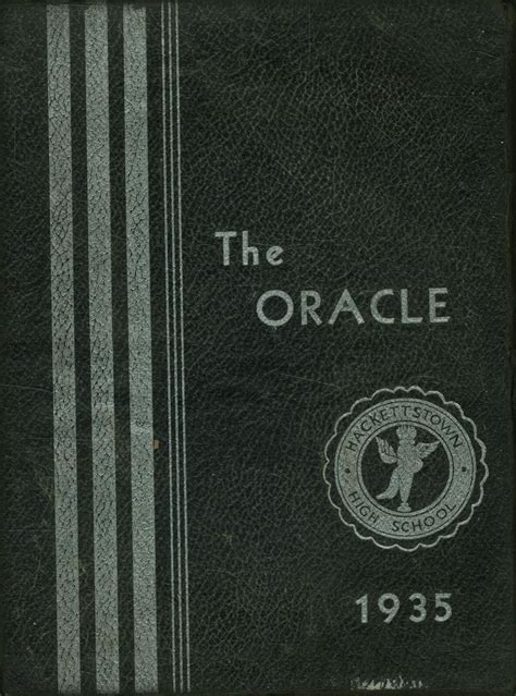 1935 yearbook from Hackettstown High School from Hackettstown, New Jersey for sale