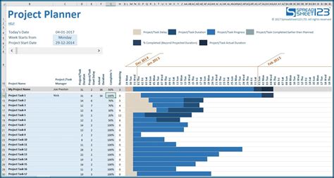 Project Management Excel Spreadsheet Template - Template 2 : Resume Examples #xM8p2d5KY9