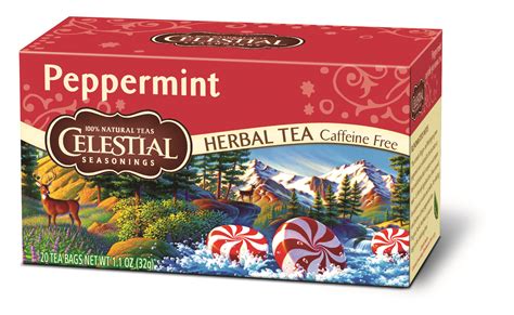 A classic mint tea with the very finest peppermint. #HotTeaMonth #CelestialHerbalTea http://www ...