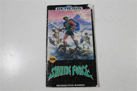 Manual - Shining Force - Sega Genesis-GEN_SHINING_FORCE_M