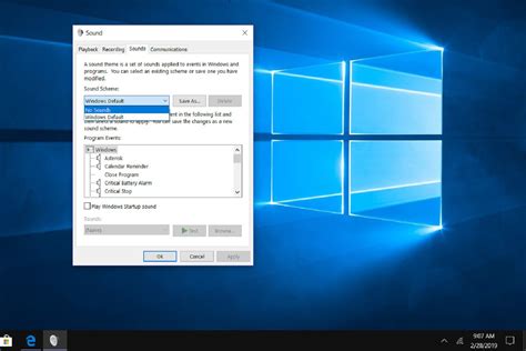 How to Change Windows 10 System Sounds