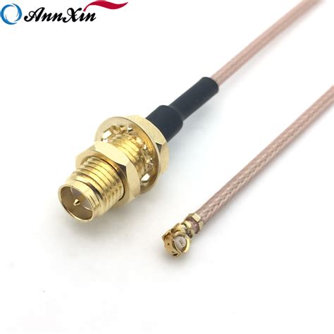 UFL U.FL IPX IPEX TO RP SMA Female Crimp Jack Antenna Wifi Pigtail Cable RG178 10cm Long (8 ...