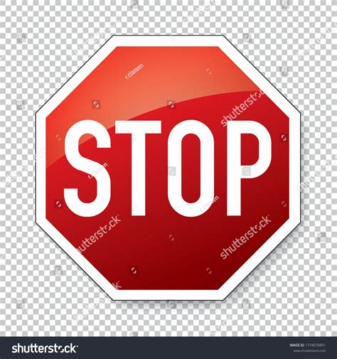 Stop Sign Transparent Background Royalty-Free Images, Stock Photos ...