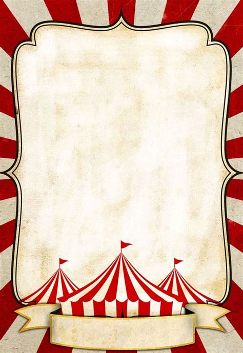 Vintage Circus Poster Template – Layered Customizable | dadartdesign | Vintage circus posters ...