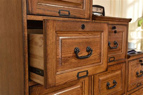 Solid Oak Filing Cabinet 4 Drawer | Cabinets Matttroy