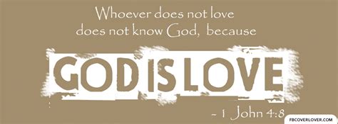 1 John 4:8 Facebook Cover - fbCoverLover.com