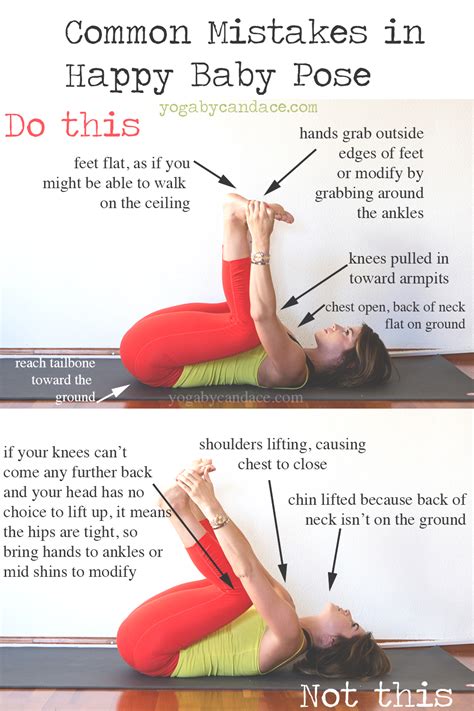 Common Mistakes in Happy Baby Pose — YOGABYCANDACE