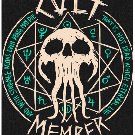 Cult Member Lovecraft - Black-Thirt