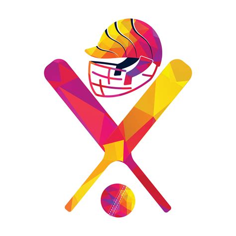 Cricket Team vector logo design. Cricket vector with elements of bat ...