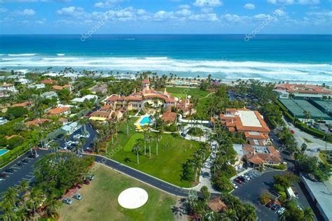 Pictures : mar a lago estate | Aerial photo Mar A Lago Palm Beach Florida USA — Stock Photo ...