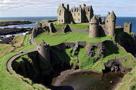 Premium AI Image | Dunluce Castle