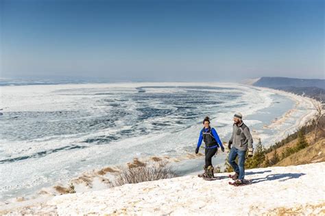 Winter at the Sleeping Bear Dunes National Lakeshore