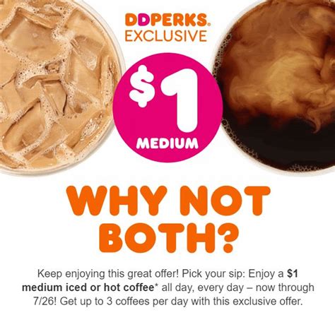 Dunkin' Donuts Coupons & Sales! B1G1 Iced Coffees, $2 Refreshers...