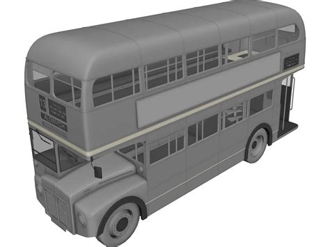 Double Decker Bus 3D Model - 3DCADBrowser