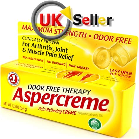 Aspercreme Therapy Creme Arthritis Joint & Muscle Pain Relief With Aloe ...