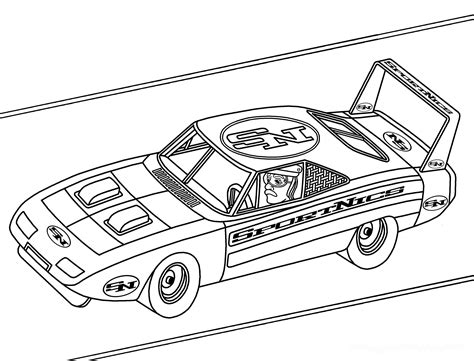 Printable Nascar Coloring Pages