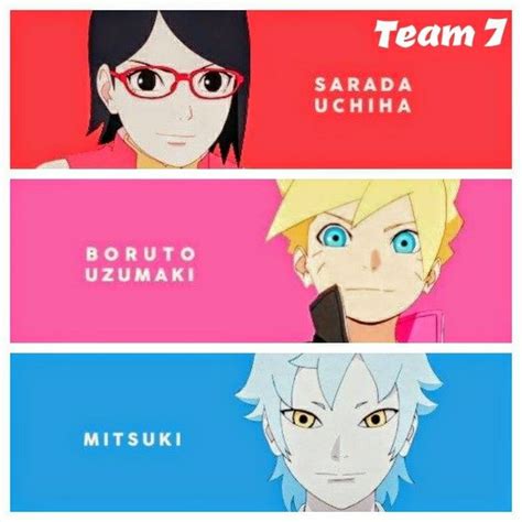 New Team 7 | Naruto uzumaki, Boruto, Uzumaki boruto