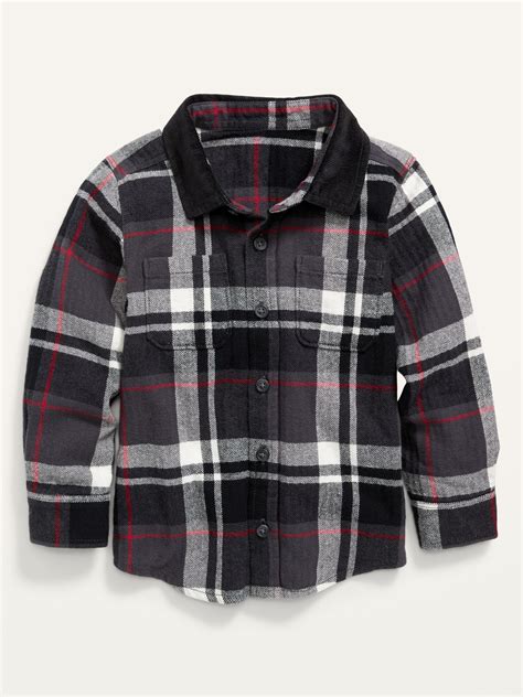 Long-Sleeve Plaid Flannel Shirt for Toddler Boys | Old Navy