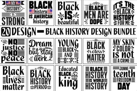 Black History Design Bundle Bundle · Creative Fabrica