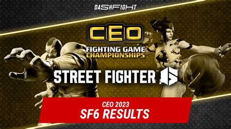 Street Fighter 6 at CEO 2023 Brackets and Results | DashFight