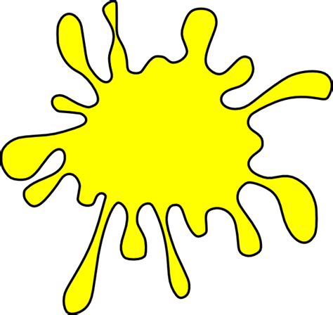 Yellow painting, Clip art, Yellow art