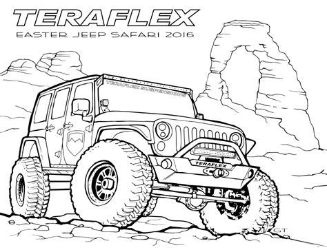 Jeep Line Drawing at PaintingValley.com | Explore collection of Jeep Line Drawing