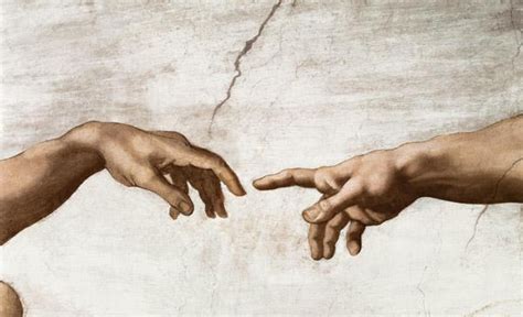 Michelangelo (Buonarroti) - The Creation of Adam (detail) | Sfondi per computer, Sfondi del ...