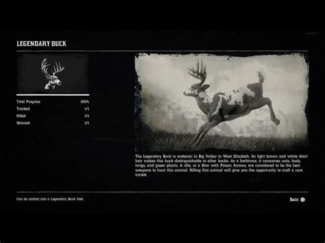 Legendary Buck Hunting Guide - RDR2.org