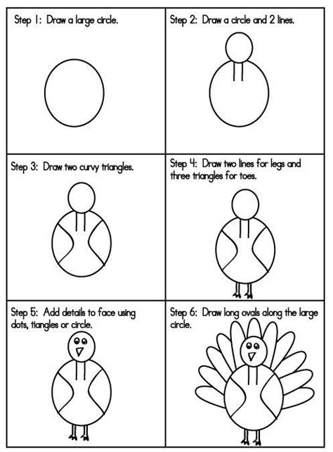 How-to-Draw-a-Turkey| http://cartoonphotocollections.blogspot.com ...