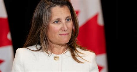 Chrystia Freeland fined for speeding in Alberta: ‘I won’t do it again ...