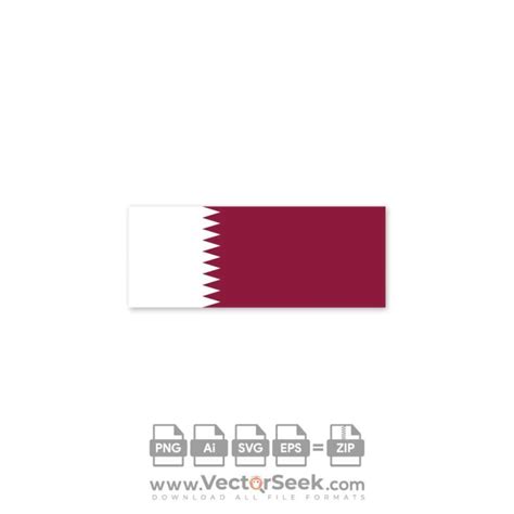 Qatar Flag Vector - (.Ai .PNG .SVG .EPS Free Download)