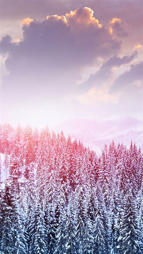 Minimalist ice landscape wallpapers