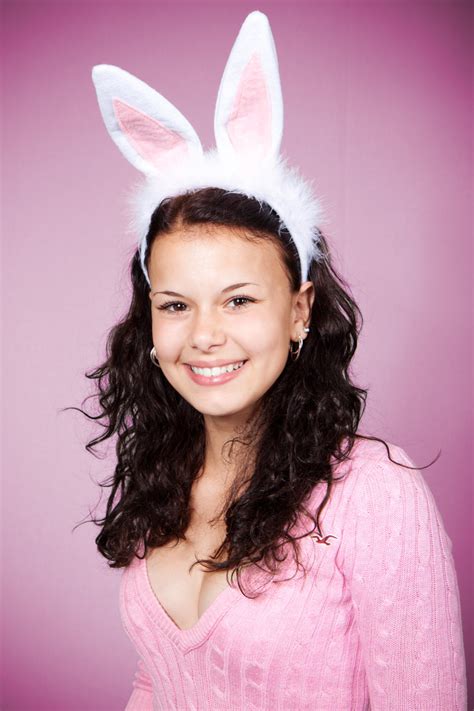 Easter Bunny Girl Free Stock Photo - Public Domain Pictures