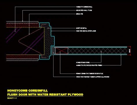 Door Detail DWG Section for AutoCAD • Designs CAD