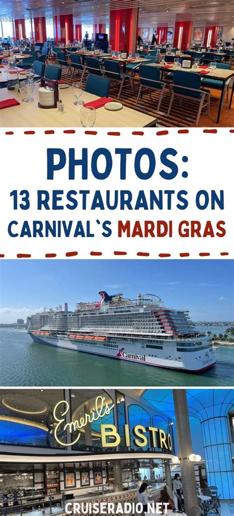 Photos: 13 Restaurants on Carnival's Mardi Gras | Carnival cruise ...