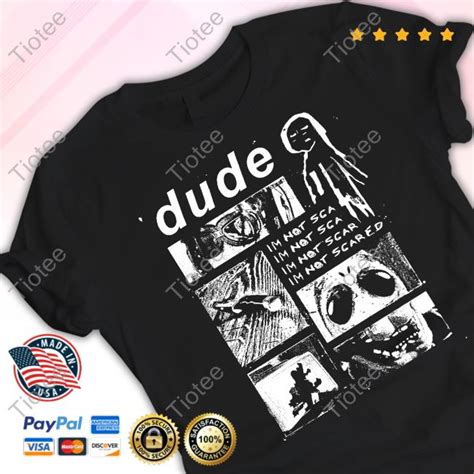 Vanoss Merch Dude Im Not Scared Shirt - Tiotee