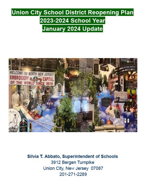 The Union City School District Reopening Plan 2023-2024 School Year-January 2024 Update | Union ...