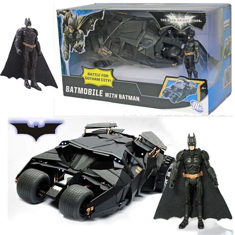 Batman Car Model + Batman Figure, Children Toys Car model Gift for kids Birthday The Dark Knight ...